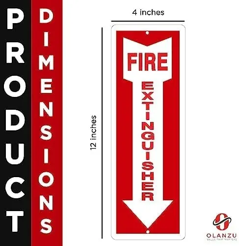 Fire Extinguisher Sign angle 2